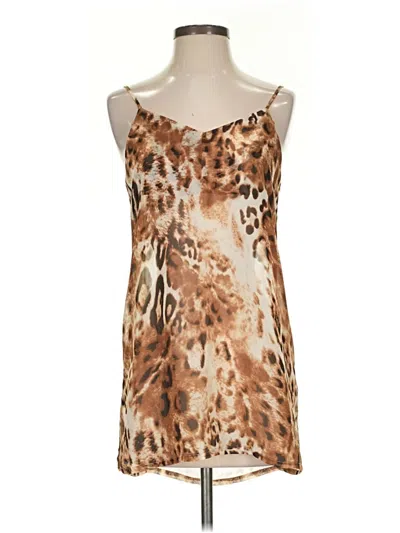 Show Me Your Mumu Sleeveless Top Brown V-neck Tops