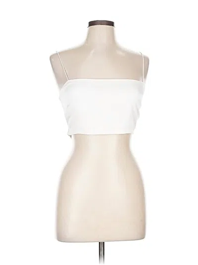 Pre-owned Show Me Your Mumu Sleeveless Top White Strapless Neckline Tops