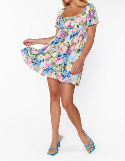 Show Me Your Mumu Smitten Babydoll Dress In Flower Shop In Multi