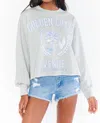 Show Me Your Mumu Snooze Sweatshirt In Golden Coast Graphic In Multi