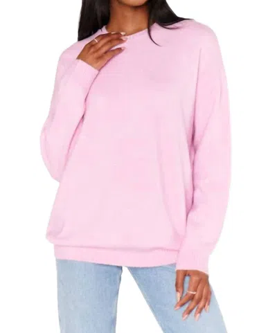 Show Me Your Mumu Soft Sweater In Mauve Pink In Multi