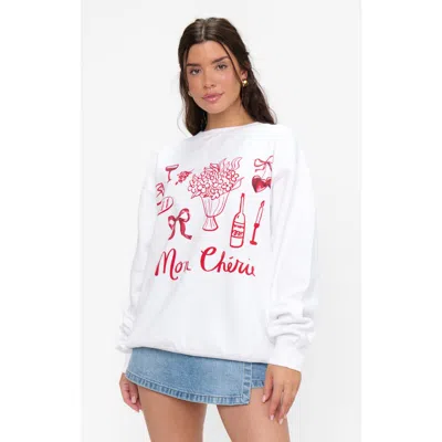 Show Me Your Mumu Stanley Sweatshirt In White