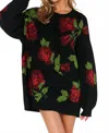 Show Me Your Mumu Summit Sweater In Send Me Roses In Black