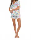 Show Me Your Mumu Sunday Morning Pj Set In Amalfi In Multi