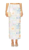Show Me Your Mumu Sunlight Midi Skirt