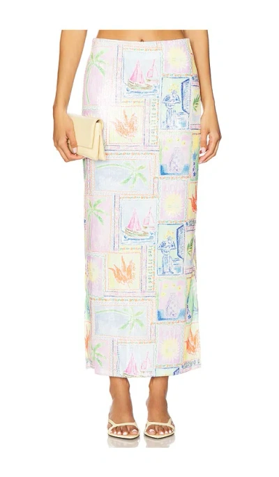 Show Me Your Mumu Sunlight Midi Skirt