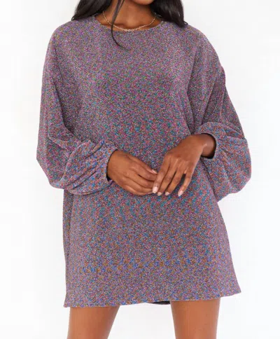 Show Me Your Mumu Sure Thing Mini Dress In Rainbow Shimmy Shine In Multi