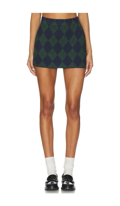 Show Me Your Mumu Sweater Mini Skirt In Green