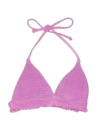 Pre-owned Show Me Your Mumu Swimsuit Top Pink Swimwear