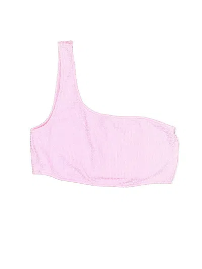 Pre-owned Show Me Your Mumu Swimsuit Top Pink Swimwear