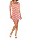 Show Me Your Mumu Tara Crocheted Mini Dress In Pink In Pink