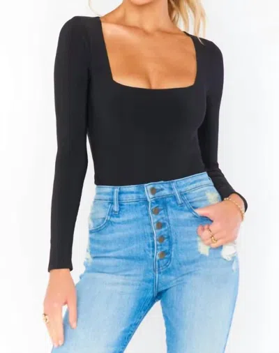 Show Me Your Mumu The Martini Bodysuit In Black