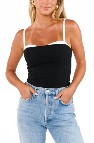 Show Me Your Mumu Tiff Top In Black