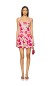 Show Me Your Mumu Tiffany Skort Dress In Heart Throb Floral In Heart Throb
