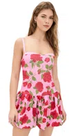 Show Me Your Mumu Tiffany Skort Dress In Heart Throb Floral In Heart Throb Floral