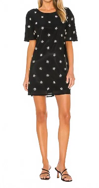 Show Me Your Mumu Tina Flashy Flower Dress In Black