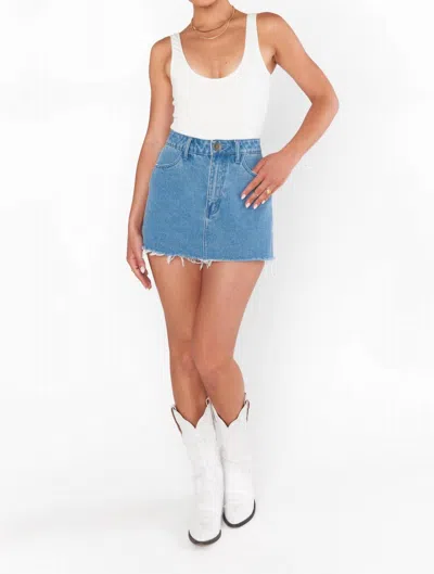 SHOW ME YOUR MUMU TOBI BODYSUIT IN WHITE