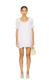 Show Me Your Mumu Toulouse Dress In White Eyelet