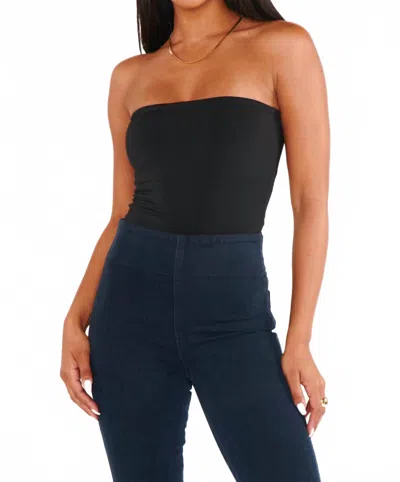 Show Me Your Mumu Tube Bodysuit In Black