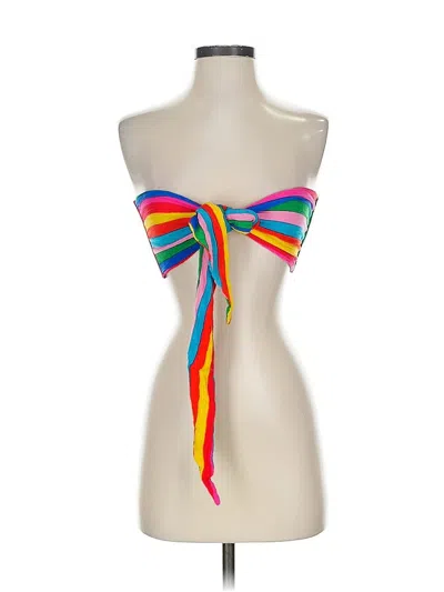 Pre-owned Show Me Your Mumu Tube Top White Strapless Neckline Tops