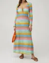 Show Me Your Mumu Vacay Coverup Multi Stripe In Multi