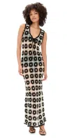 Show Me Your Mumu Vacay Tank Dress In Checkers Floral Crochet