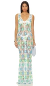 Show Me Your Mumu Vacay Tank Coverup In White Multi Floral