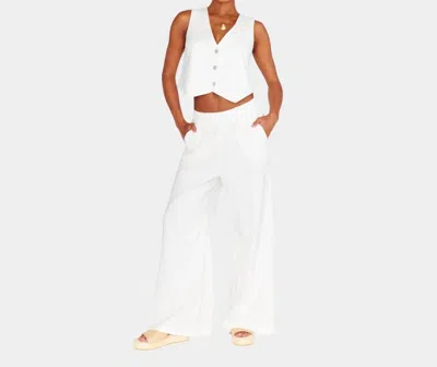 Show Me Your Mumu Vince Linen Pants In White