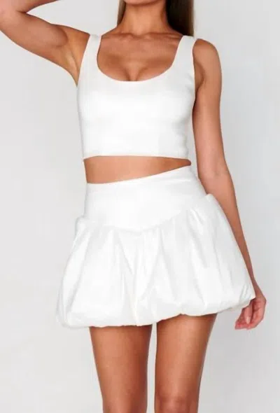 SHOW ME YOUR MUMU VIVIANNA TOP IN WHITE