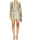 Show Me Your Mumu Wear Me Out Mini Dress In Champagne Beaded Sequins In Multi