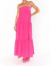Show Me Your Mumu Long Weekend Maxi Dress In Pink Pebble In Multi