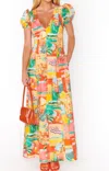 Show Me Your Mumu Winnie Maxi Dress In Postcards From Italia In Multi