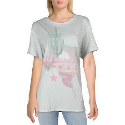 Show Me Your Mumu Womens Printed Organic Cotton Graphic T-shirt