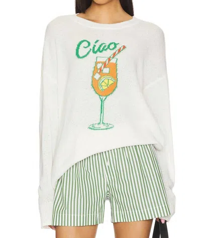 Show Me Your Mumu Woodsy Graphic Sweater In Ciao Cocktail Graphic In Neutral