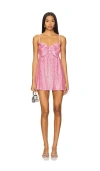 Show Me Your Mumu X Revolve Best Bow Dress In Pink Party Sequins