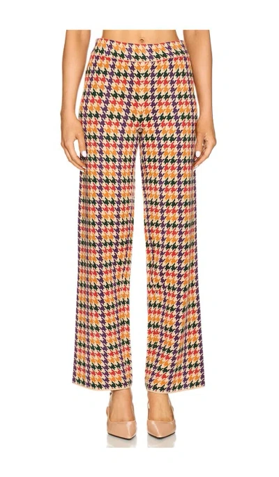Show Me Your Mumu Zermatt Sweater Pants In Valley Houndstooth Knit