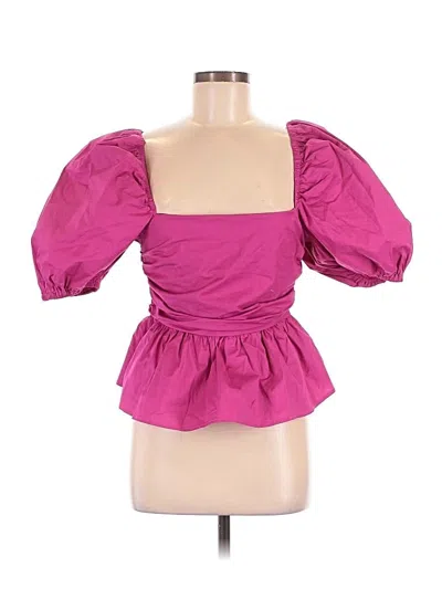 Showpo 3/4 Sleeve Blouse In Pink
