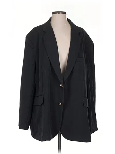 Pre-owned Showpo Blazer Jacket In Black