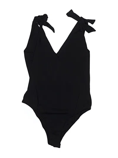 Pre-owned Showpo Bodysuit In Black