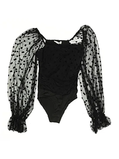 Pre-owned Showpo Bodysuit In Black