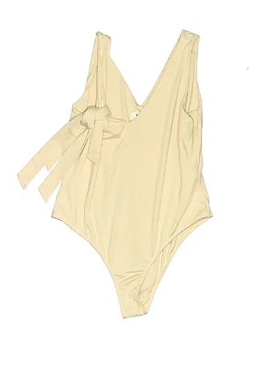 Pre-owned Showpo Bodysuit In White