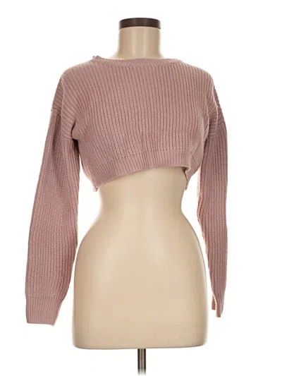 Pre-owned Showpo Cardigan Sweater In Pink