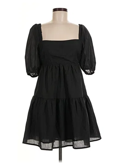Pre-owned Showpo Casual Dress In Black