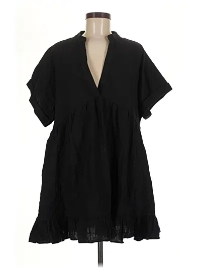 Pre-owned Showpo Casual Dress In Black