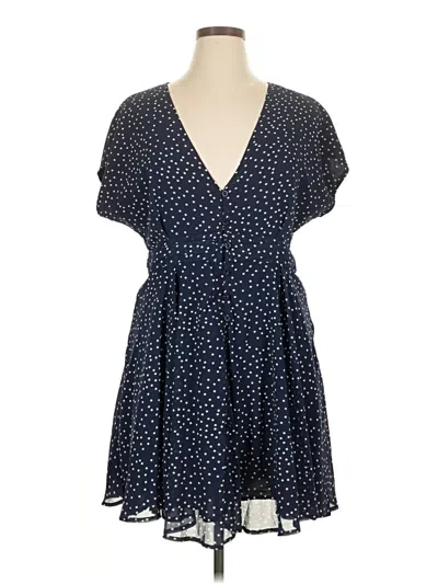 Pre-owned Showpo Casual Dress In Blue