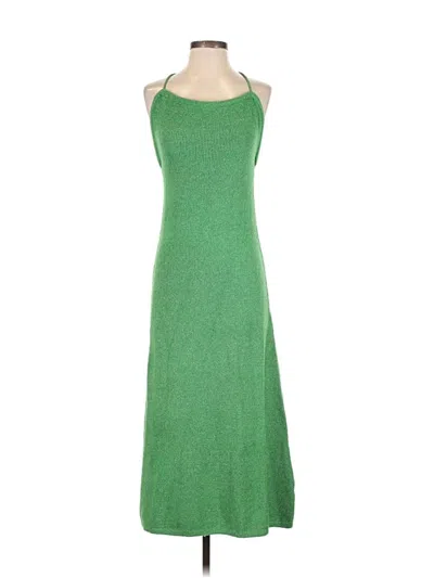 Pre-owned Showpo Casual Dress In Green