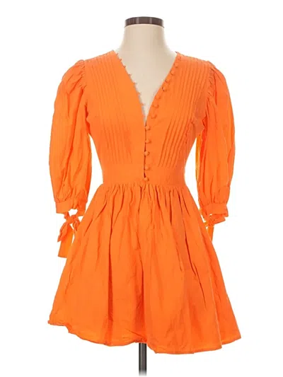Pre-owned Showpo Casual Dress In Orange