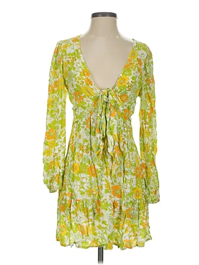 Pre-owned Showpo Casual Dress In Yellow