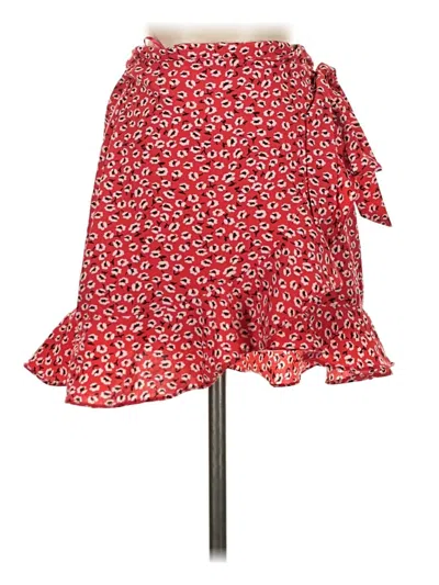 Pre-owned Showpo Casual Skirt In Red