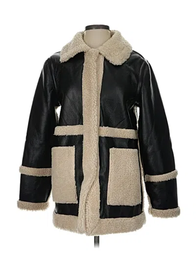 Pre-owned Showpo Coat In Black